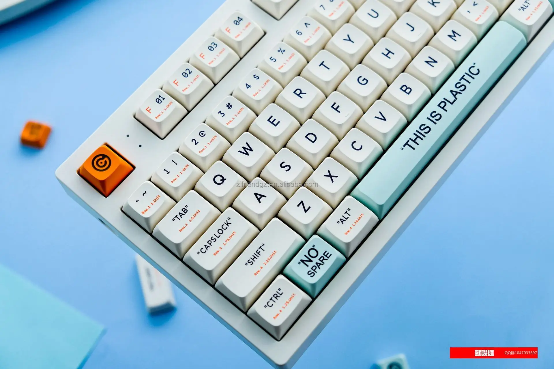 Custom PBT Doubleshot XDA Arabic Keycaps for Mechanical Keyboards