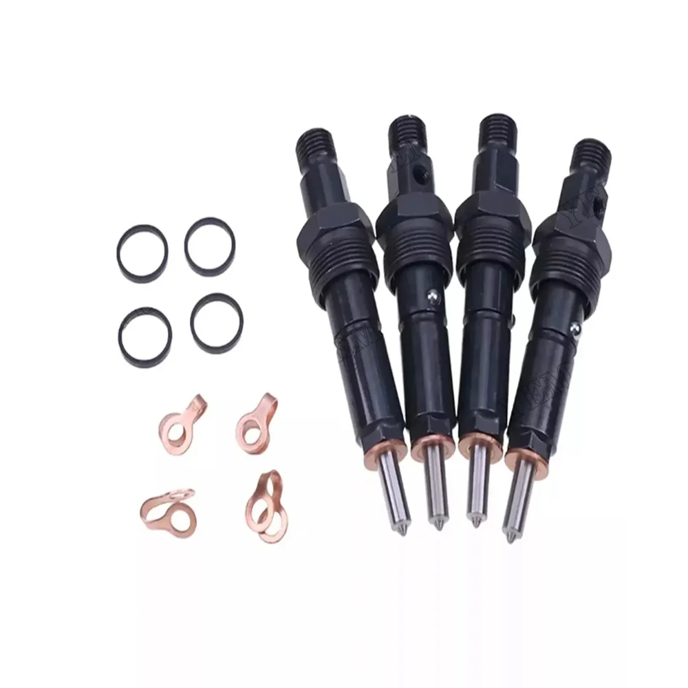 4PCS Fuel Injector 2852869 for CASE PX85 New Holland F4GE0454E D666 Engine