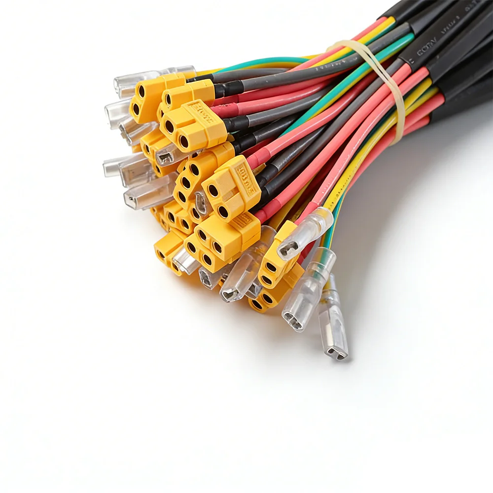 Customized Wiring Harness XT60 Male Female Automotive Plug Connector 14AWG Silicone Power Cable for Lithium Battery