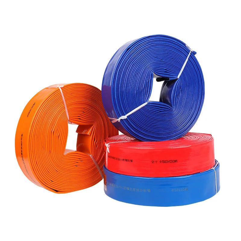 High-Pressure PVC Layflat Irrigation Hose for Garden and Farm Drip Irrigation Water Pump Rain Gun Sprinkler Machine