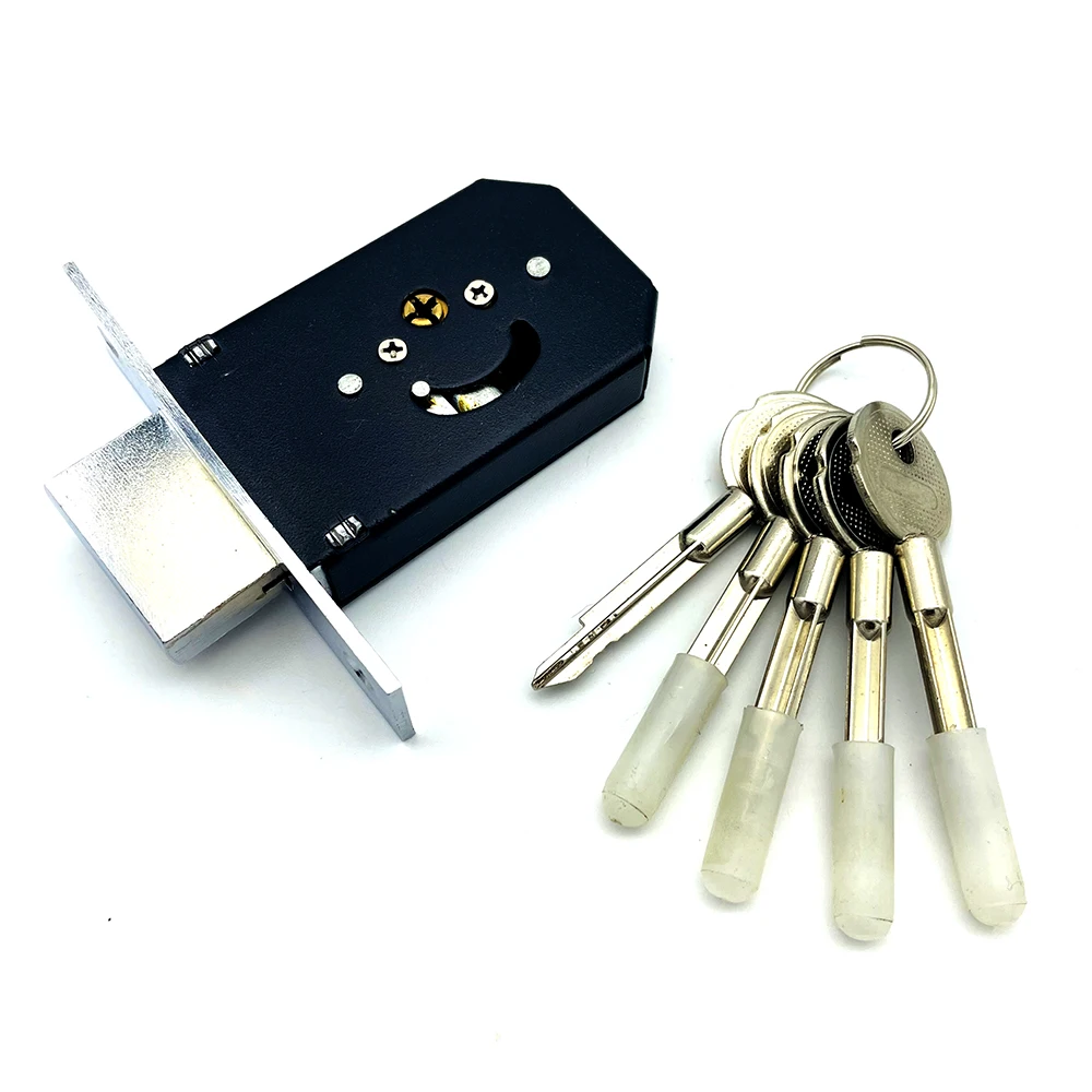 Euro Standard Cross Key Open Single LatchDeadbolt Door Lock Body