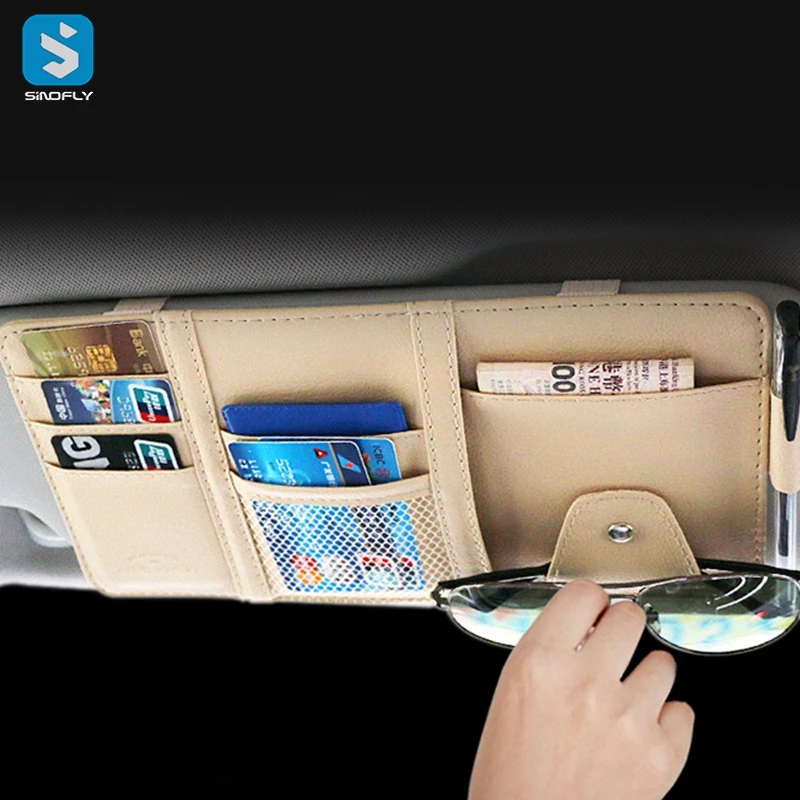 Hot Sale Car Sun Visor Organizer Multi Functional Card Glass Visor Storage Buy Car Sun Visor