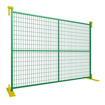 Factory direct supply galvanized metal construction site temporary fencing