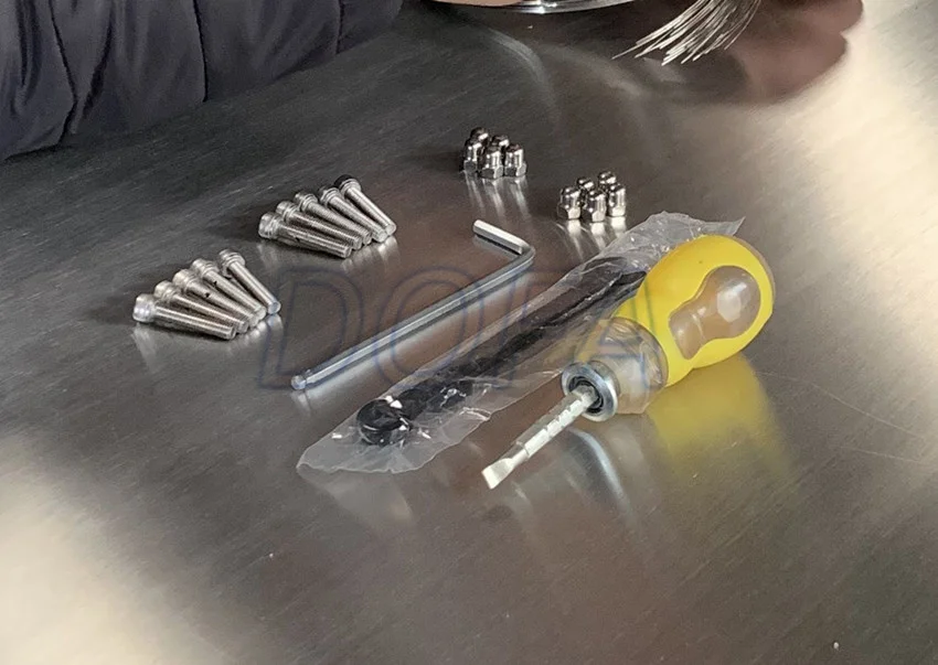 Stainless Steel Manual Double Blade Cheese Cake Cutting Machine Chocolate Cube Guitar Cutter