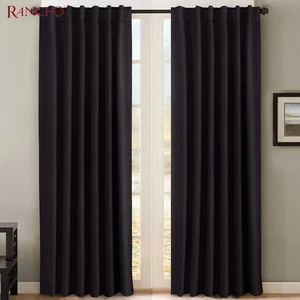 Fashion Sale European Style Blackout Fabric Curtains for Hotel Room Darkening Blackout Window Drapes With Grommets