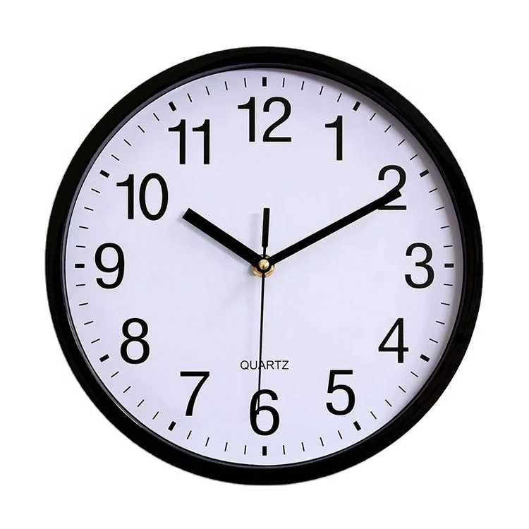 Wall Clock Home Decorative Promotional  Cheap Plastic Wall Clock