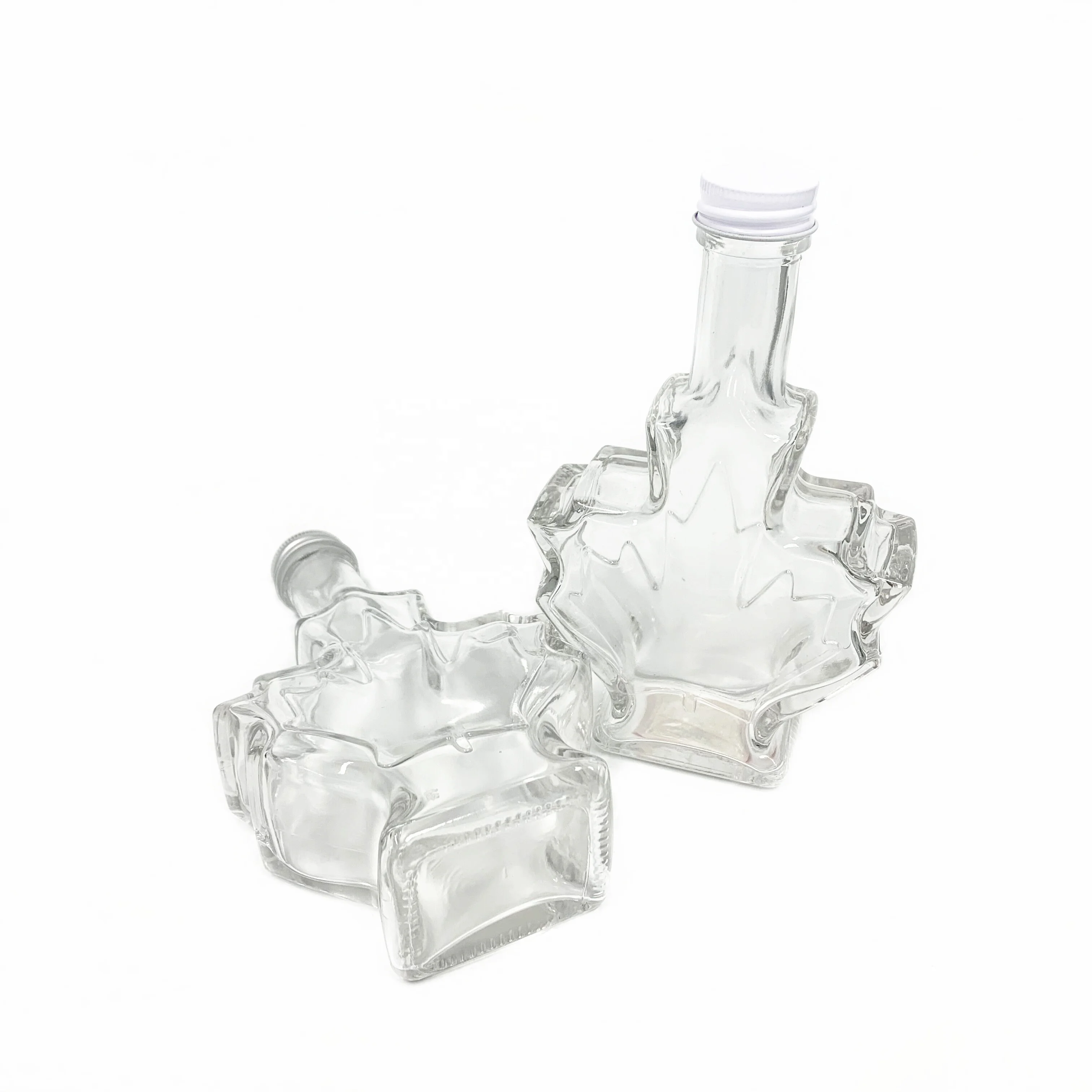 50ml 100ml 250ml Canadian Maple Syrup Glass Bottle with Screw Cap