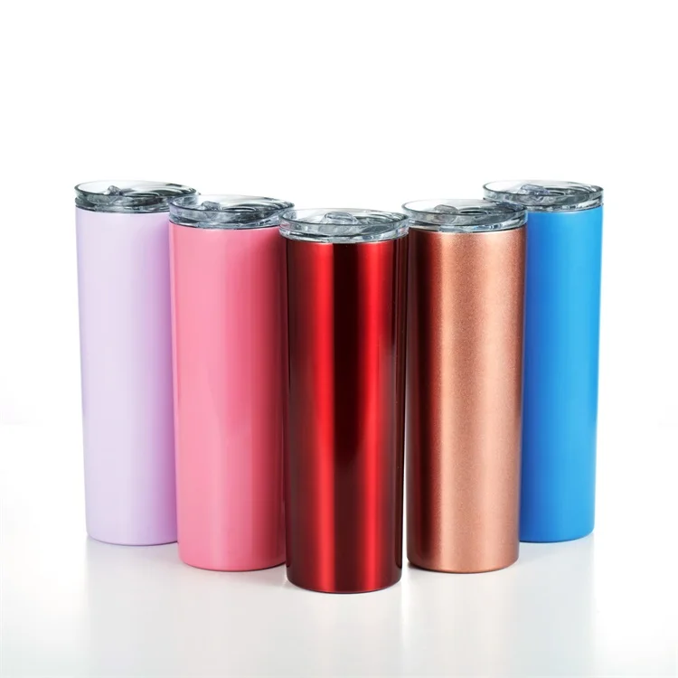 Factory Direct Sell Custom Logo 20OZ 30OZ Double Walled Stainless Steel Coffee Tumbler Cups With Lids