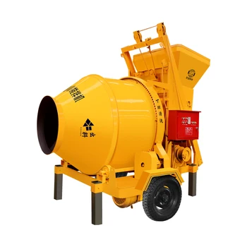 Self Feeding Falling Type Tipper Drum Concrete Diesel Power Mixer ...