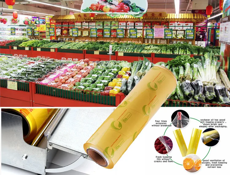 PVC Cling Film Food Wrap with Removable Slide-Cutter, BPA-Free - China PVC  Film, Slide-Cutter