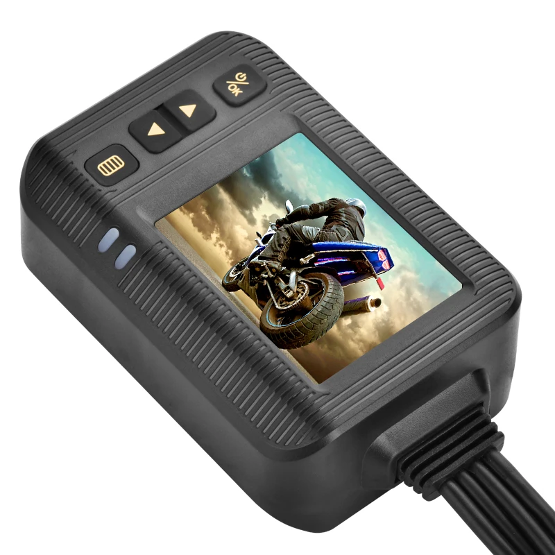Full HD 1080P Smart Helmet Front and Rear Bicycle DVR Dash Camera Wide Angle 360 Camera Motorcycle