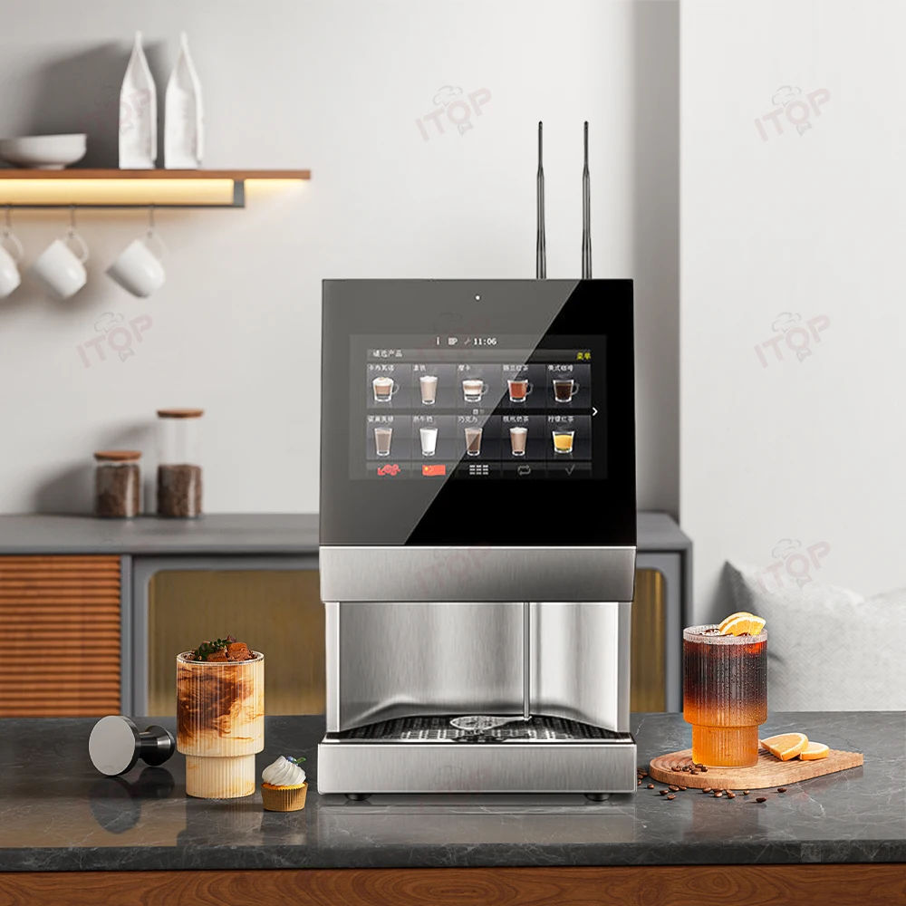 Machine à Café Automatique KKT KOLBE BaristaOne – Expresso Avec Système Lait (noire, 15 Bar)
