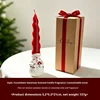 7*23 Snowman brown paper box+Ribbon