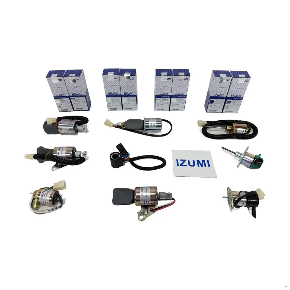 Aftermarket Engine Parts IZUMI RIK D9406 Stop Solenoid Valve for Liebherr