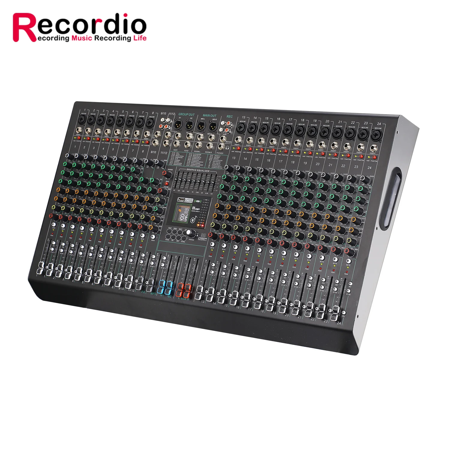 GAX-FC24 XLR Microphone Jack Professional Mixer for Karaoke
