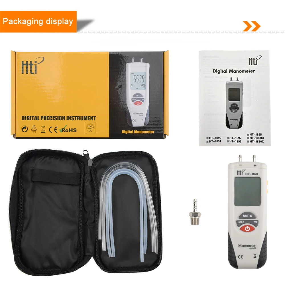 Aazon.co: EterTo HT-1895 Handheld Pressure Gauge 30.00psi LCD