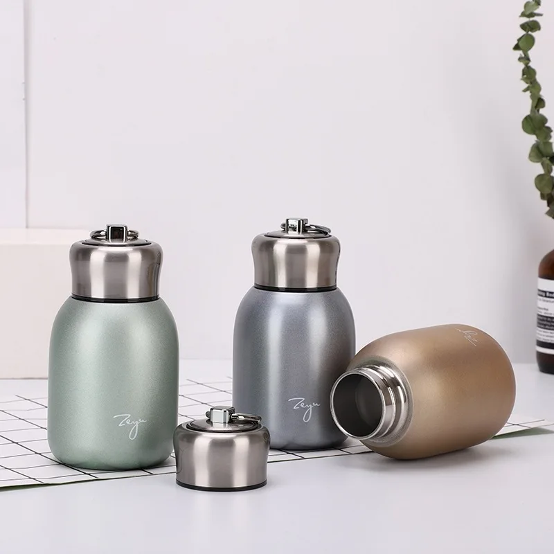 300ml Insulated Stainless Steel Water Bottle Portable Cute