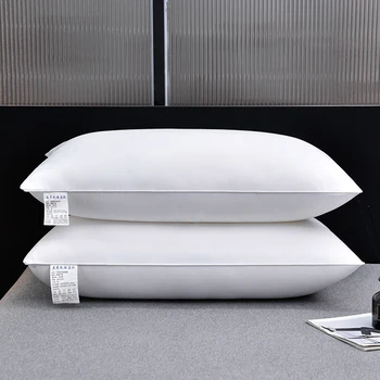 Modern Style Starry Sky Velvet Pillow Solid Pattern with Three-Dimensional Mesh Edge Custom for Neck Support Core Bed Pillows