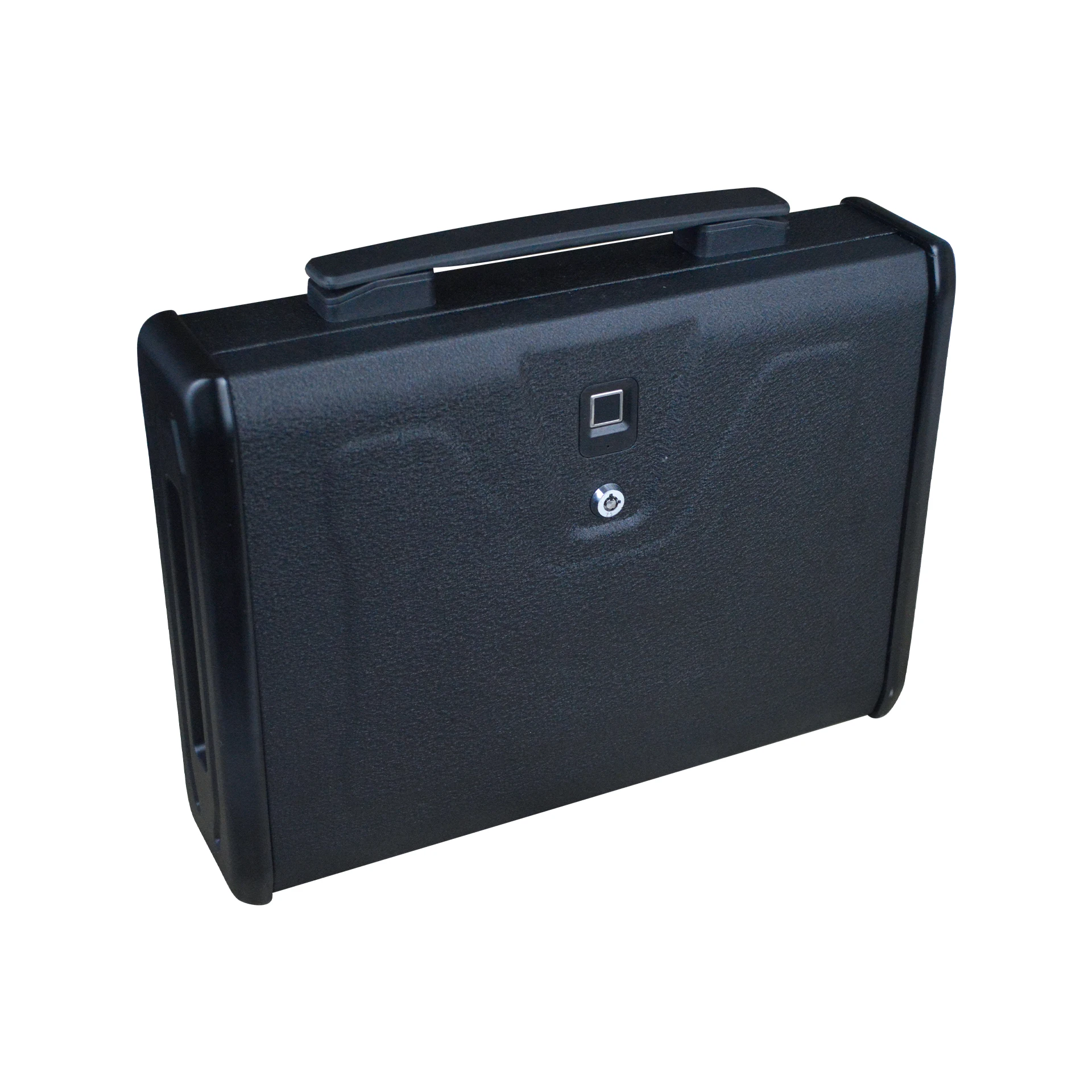 2024 New Product Gun Safe Box Hot Portable Gun Safe Box Jewelry Cash Insurance Box Car Home Fingerprint Keys