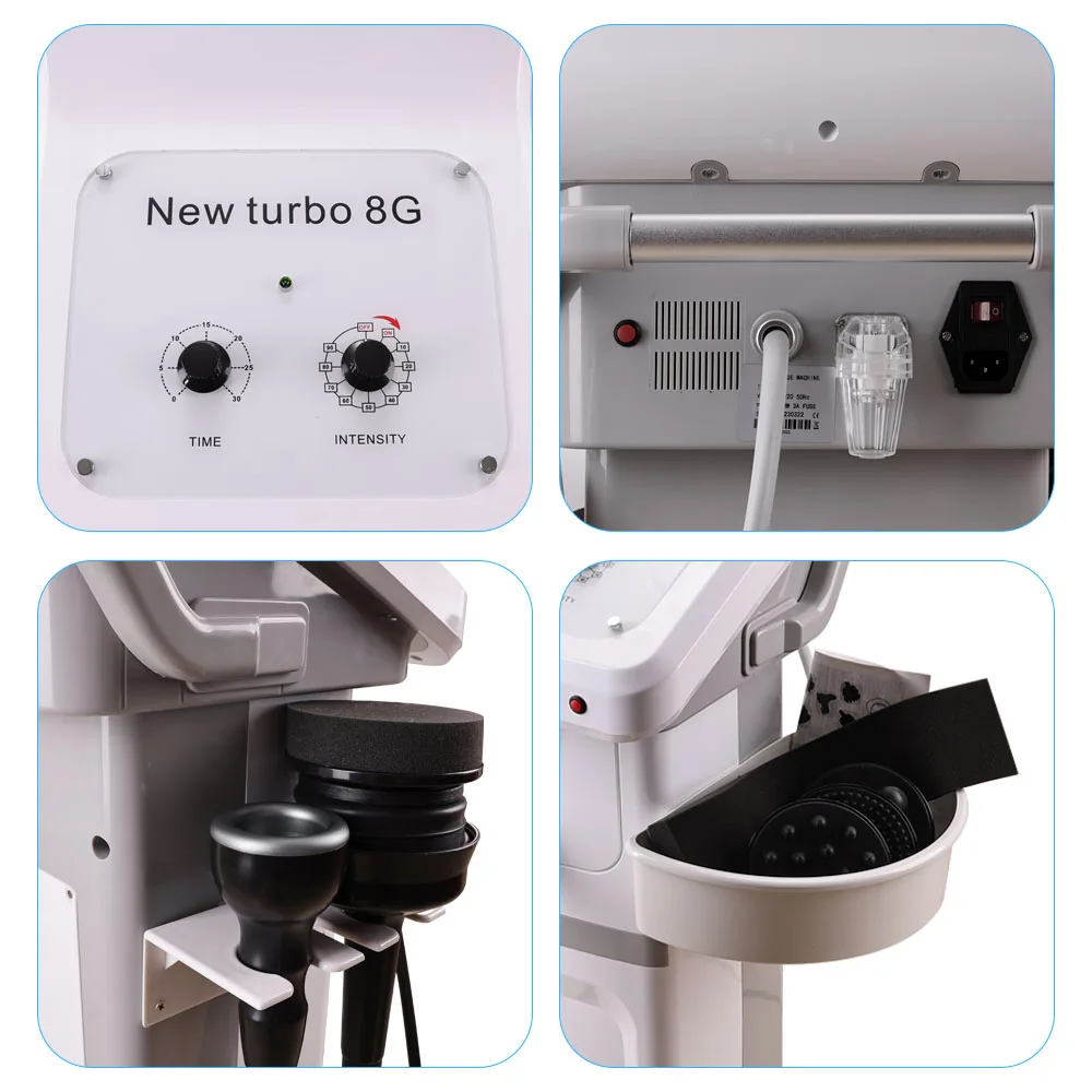 New Turbo 8G 2 in 1 Vacuum Heating Cellulite G8 Slimming Massager G8 Massage Apparatus Machine