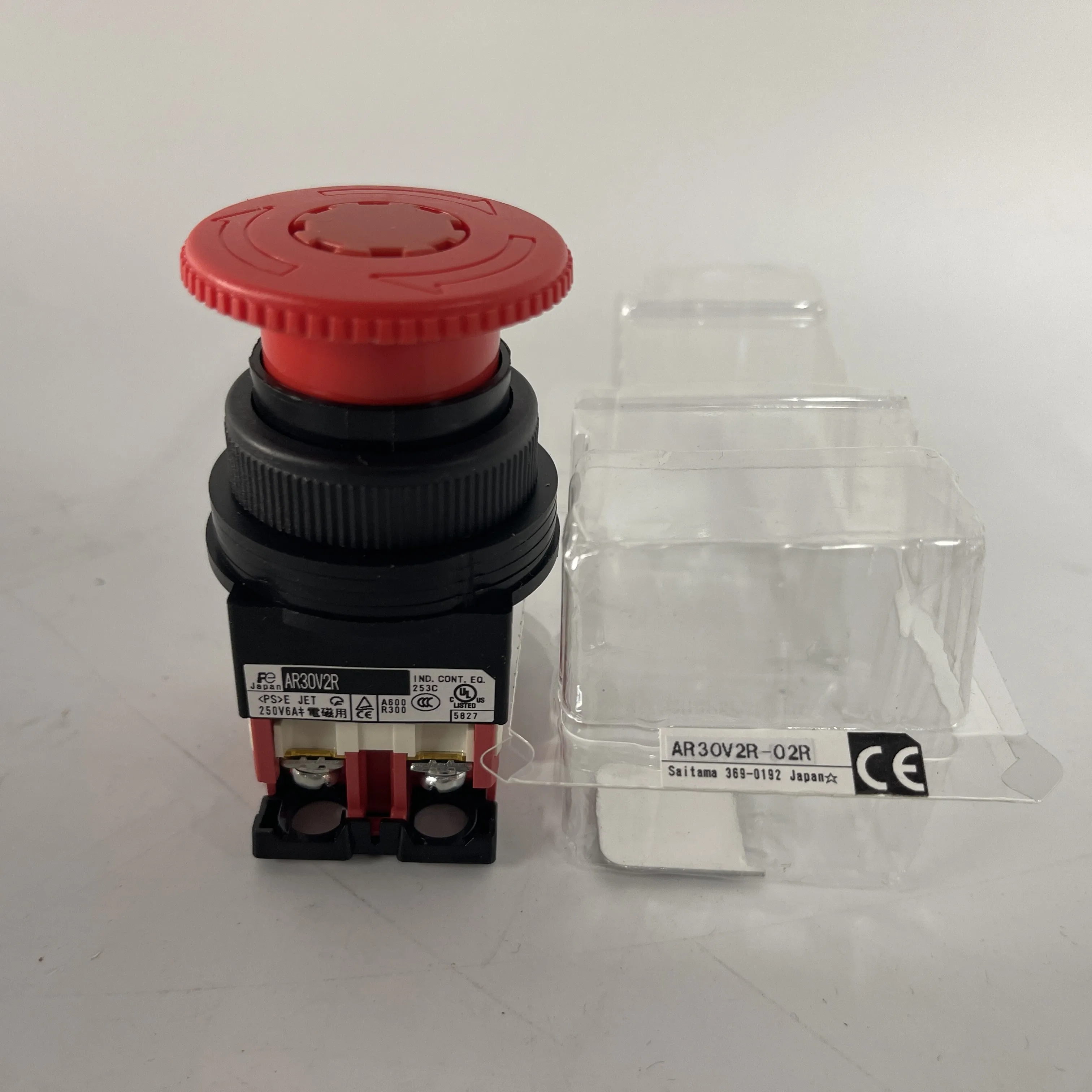IDEC Emergency Stop Push Button AR30V2R-02R