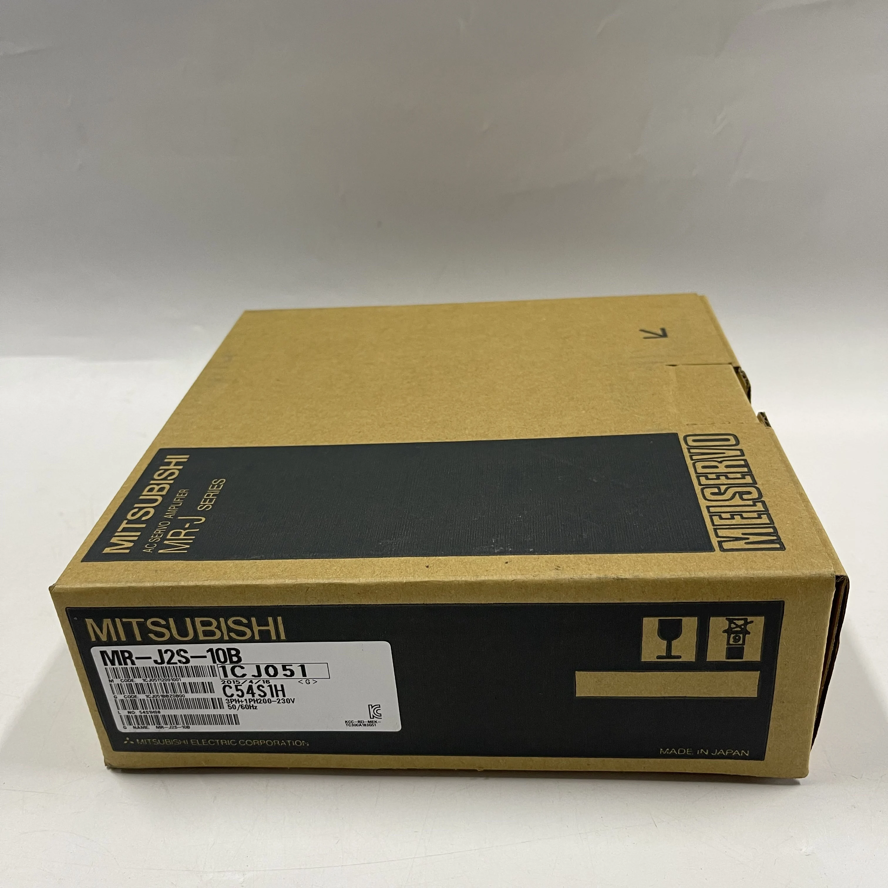 MITSUBISHI AC Servo Amplifier MR-J2S-10B MITSUBISHI AC Servo Amplifier MR-J2S-10B