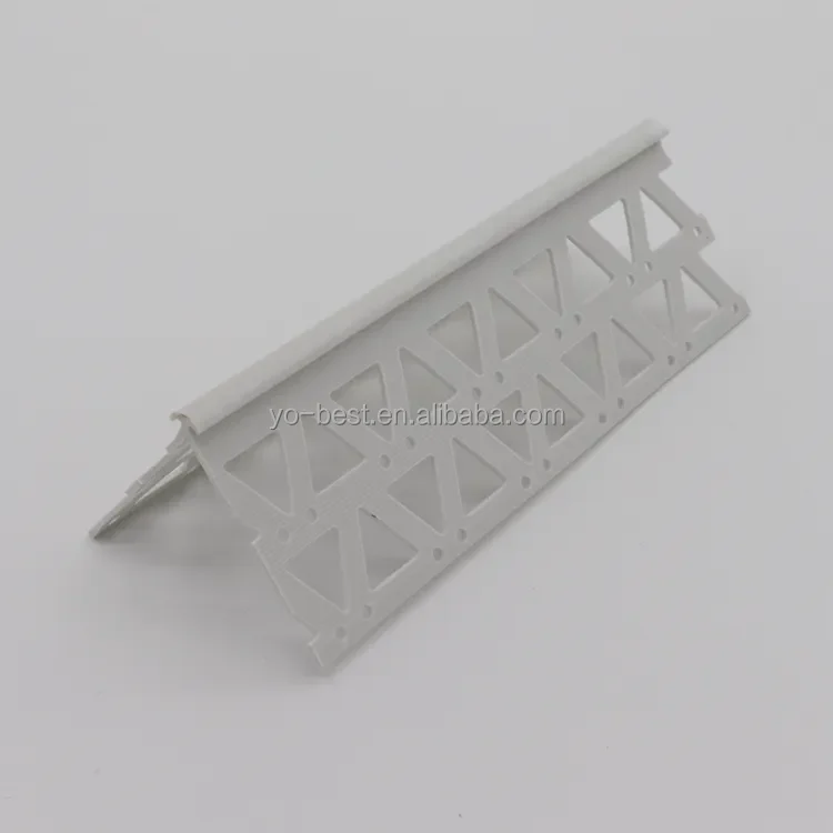 Custom Plastic Extrusion Profile Wall Corner Guard PVC Corner Trim Angle Edge Corner Bead