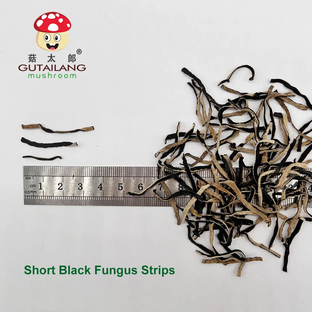 White Black Fungus Slice Cloud Ear Mushroom Edible Fungus Strips Short