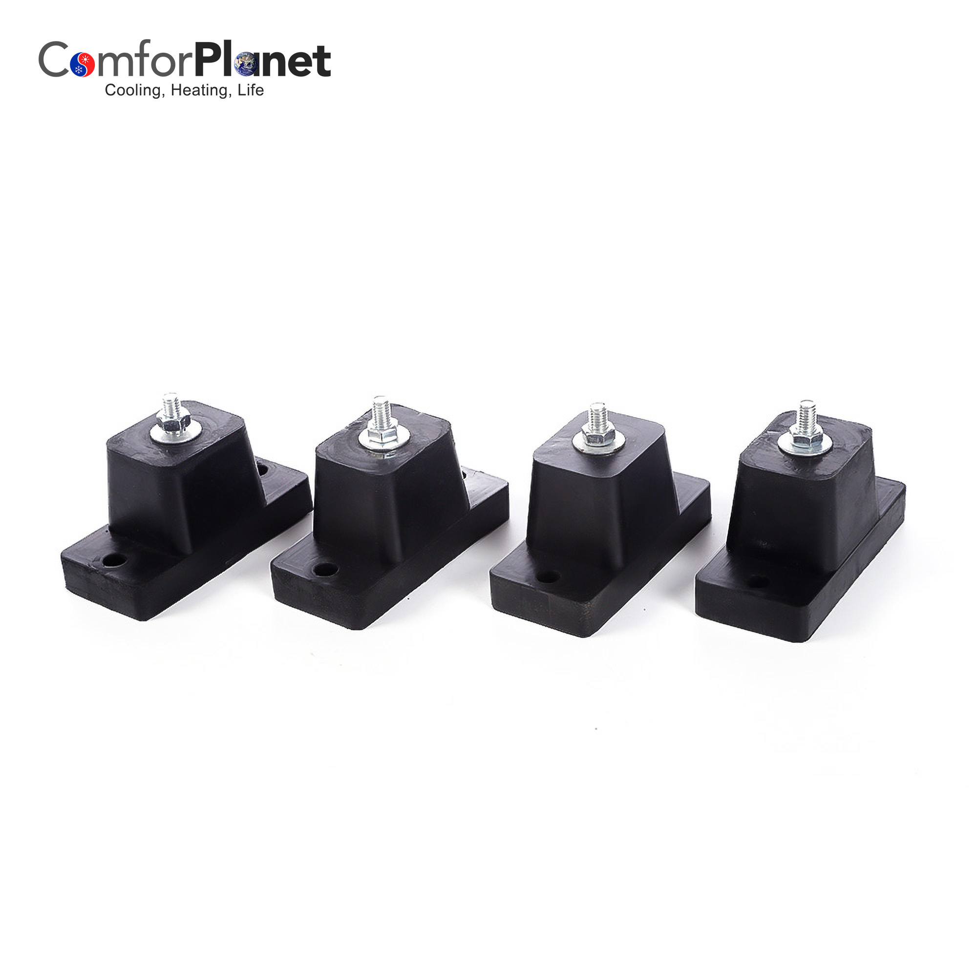 Customizable Easy Installation Rubber Anti Vibration Damper Feet For Air Conditioner Ac Stand