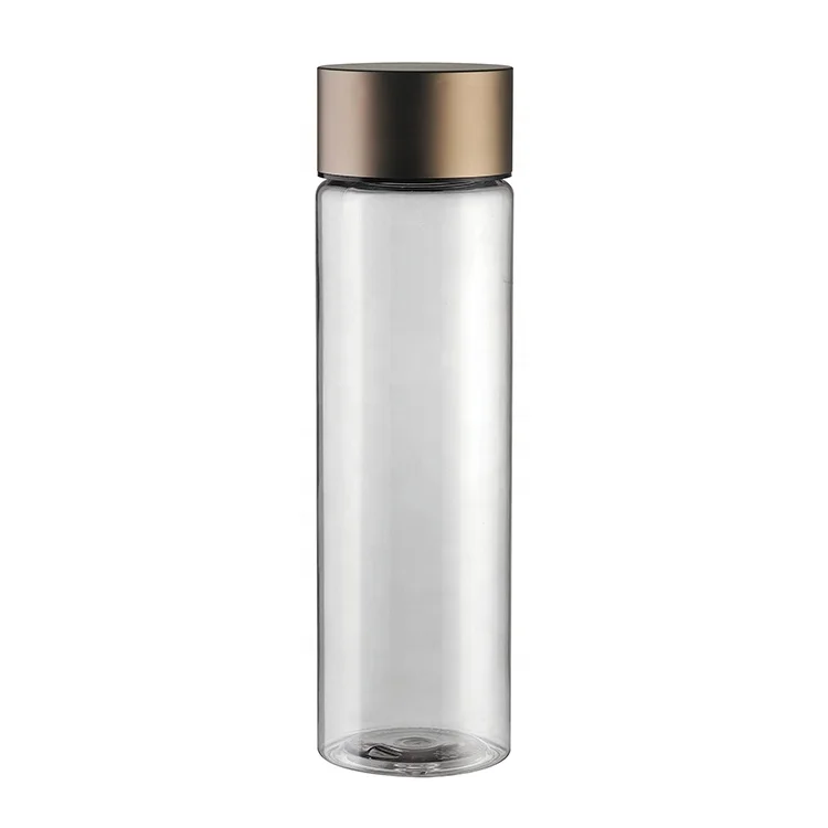 Low Price Voss 1 Liter Unique Custom logo Large Capacity Sport Water Bottle Plastic With Wide Mouth Modern Black Transparent