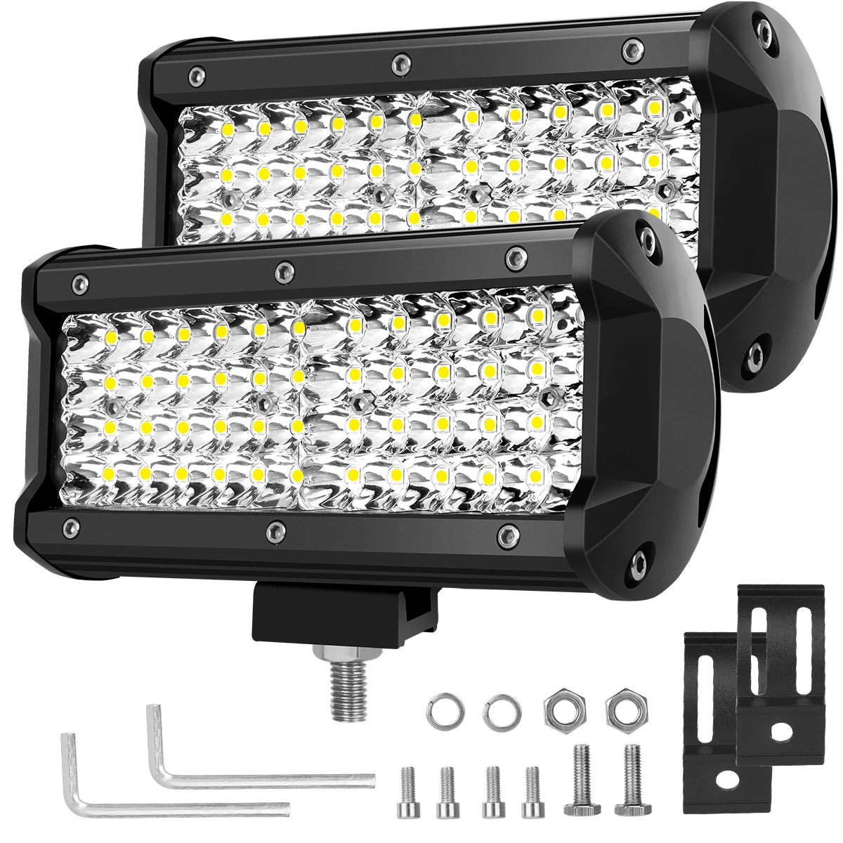 144w 3600lm 7inch Ip67 Waterproof Led 