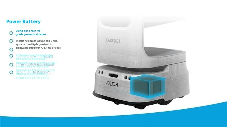 Youbao Commercial Delivery Robot with Welcome Sensor Smart Food Tray for Marketing Advertising factory