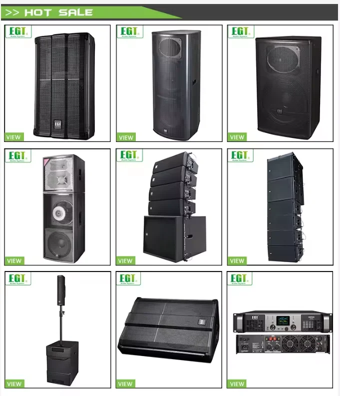 Professional Powered Line Array Active Speaker - Dual 10 Inch