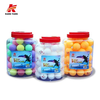Custom Colorful Table Tennis Balls Colors 3 Stars  Pack of 6 Professional 40mm Ping Pong Ball Wholesale