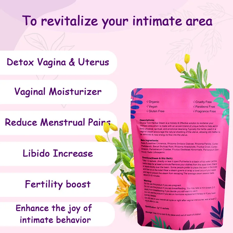 Moon Therapy Yoni Steam Herbs for Cleansing Yoni Wash Detox Supports ...
