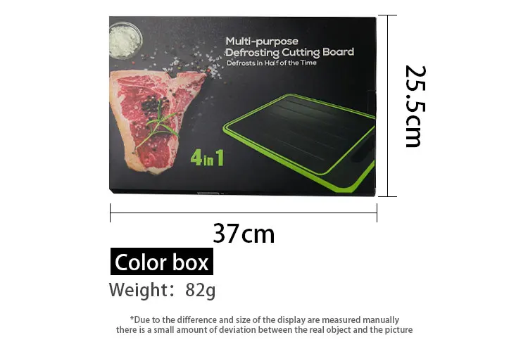 Multi Functional 4 In 1 Defrosting Cutting Board Rapid Food Thawing