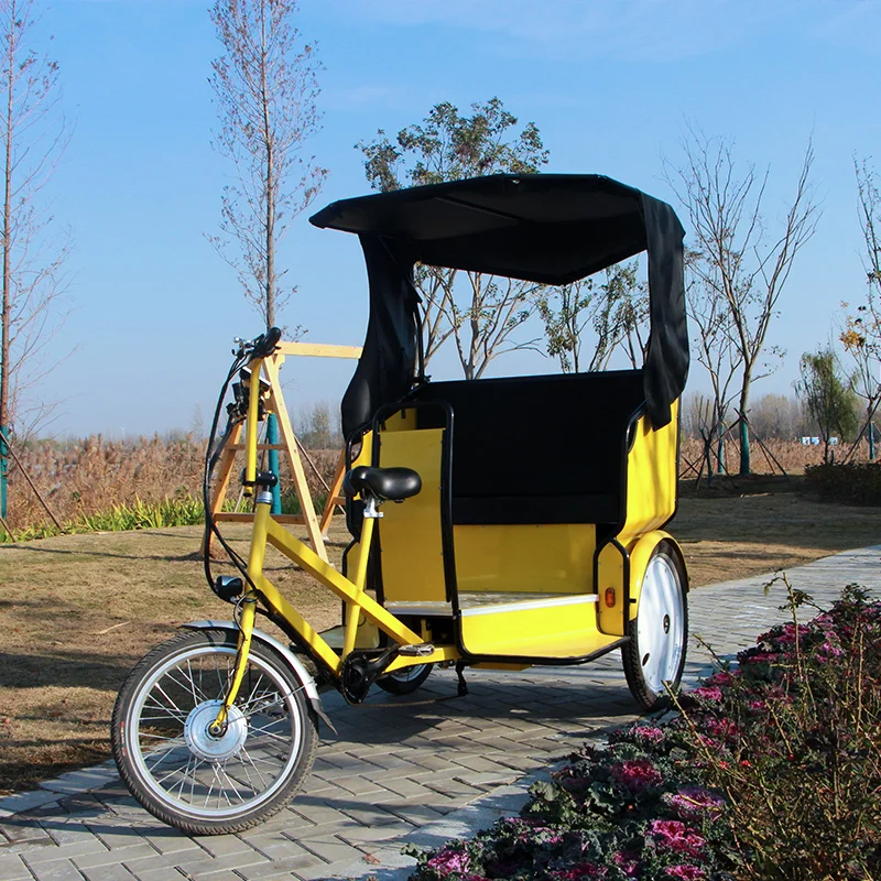 Electric Bicycle 24inch Ebike Solar Rickshaw Electric Pedicab Trailer ...