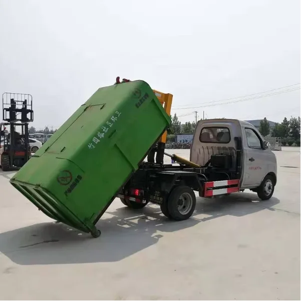 Индивидуальный небольшой мусоровоз с крючком 4*2 один мост мини-крюк для продажи