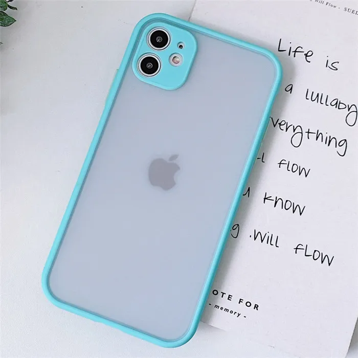 Contrast Frame Puffer Phone Case