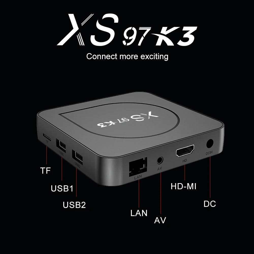 XS97 K3 Smart TV Box - 4K Android 10.0 Set-Top Device