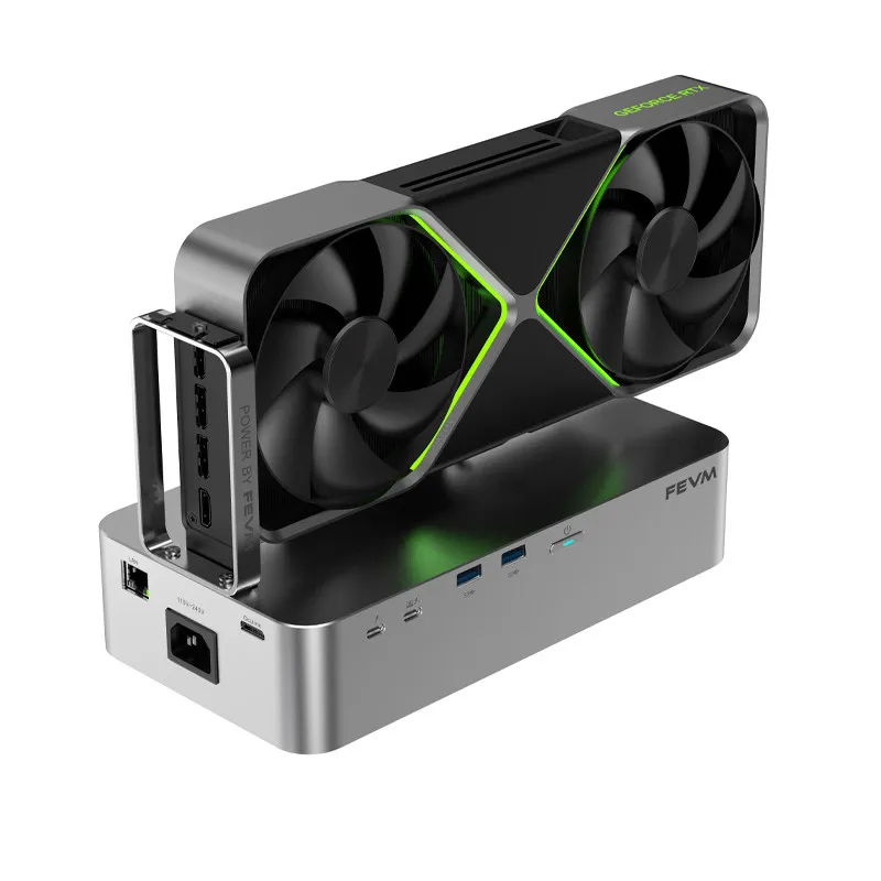 FEVM RTX4060 Laptop 外付けGPU TB5＆Oculink対応 FEVM FNGT5 PLUS Thunderbolt 5/Oculink Dual-Mode Laptop/Desktop