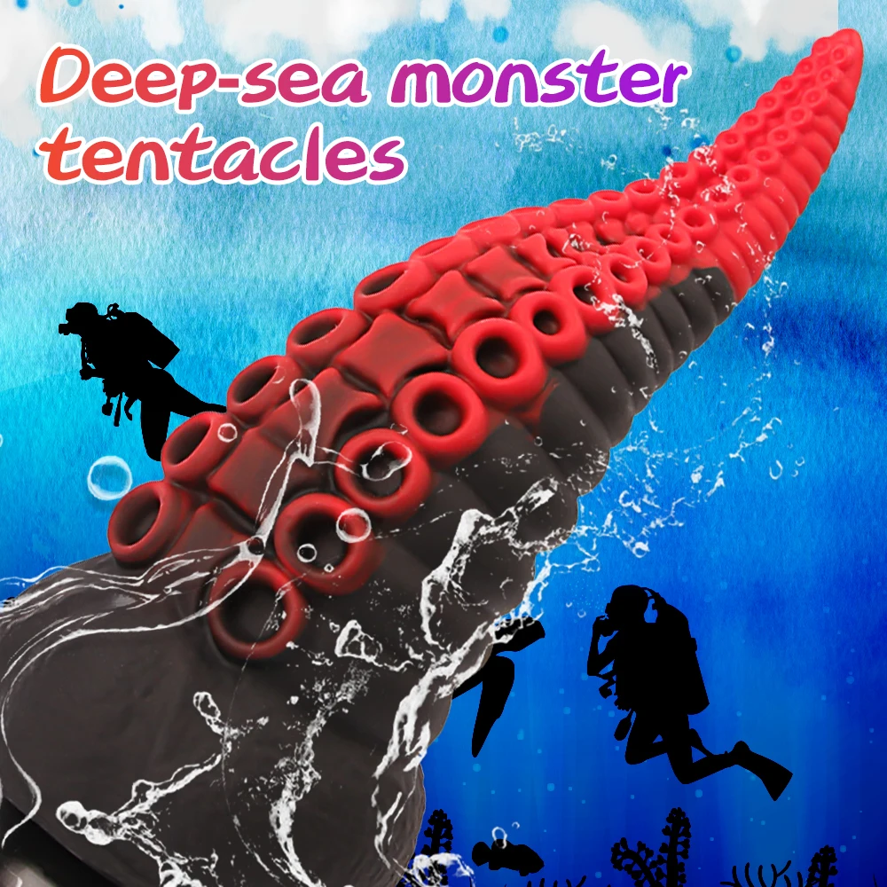 Monster Dildo Tentacle Adult Toy Big Thick Dildos Wholesale Fantasy Colorful Anal Plug With 