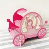 Alzata per torta a forma di macchinina per bambina in carta