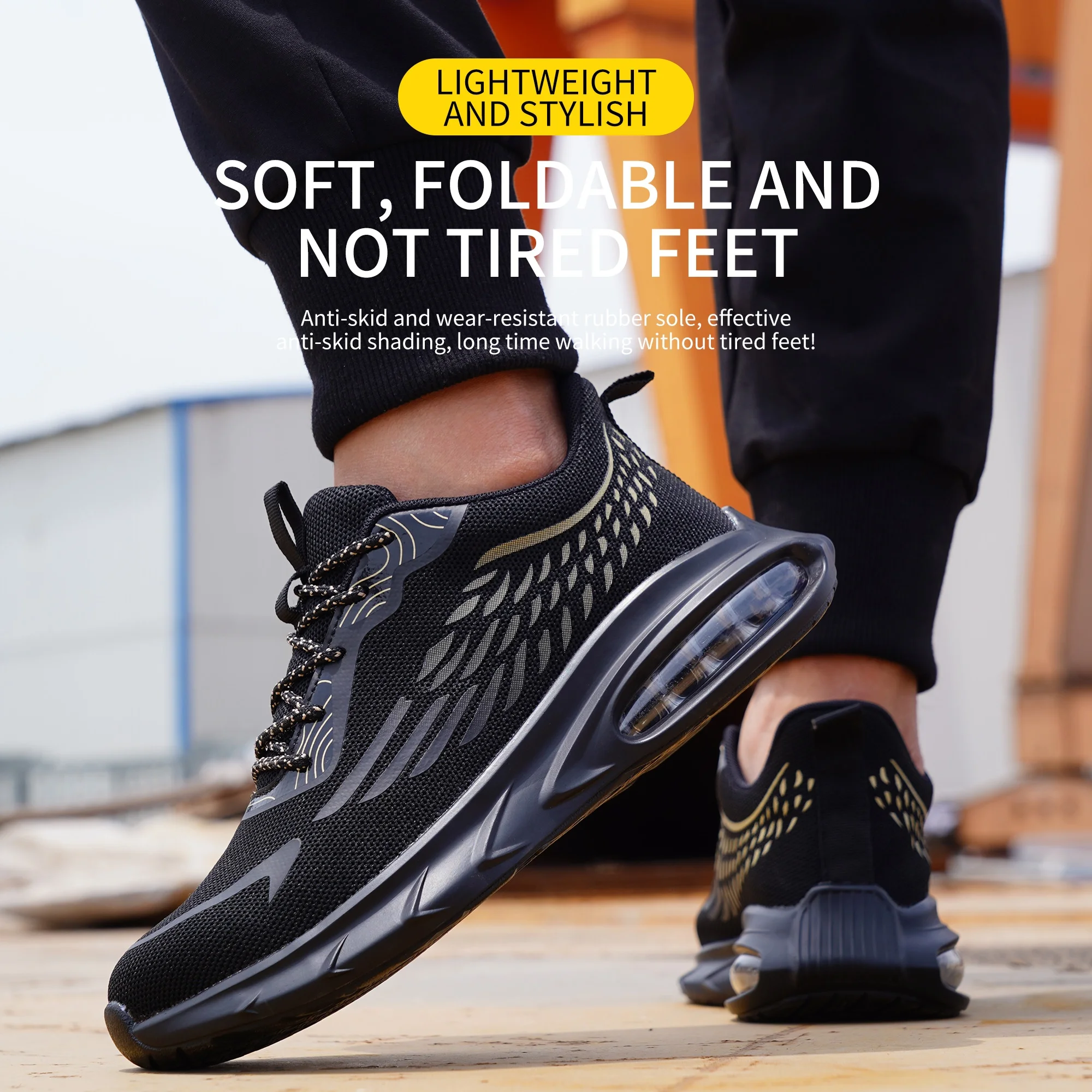 Scarpe Antinfortunistiche Uomo URDAR - Punta In Acciaio, Leggere E Traspiranti - Foto 12