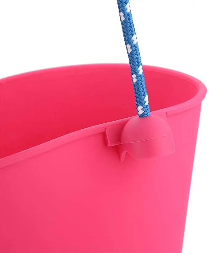 Collapsible Bucket Foldable Silicone Pail Sand Bucket for Beach Camping San...