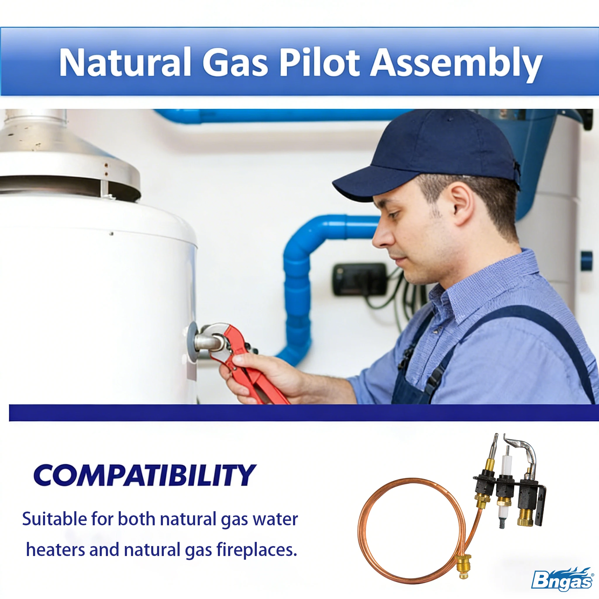 Bruciatore Pilota 634/27.2 Con Portata Di Gas Non Regolabile Per - Foto 9