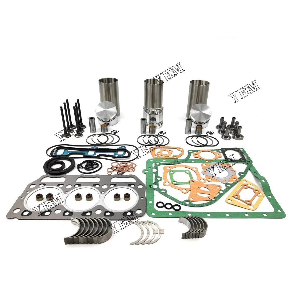 3GM30 Engine Rebuild Kit With Gasket Bearing Valve for Yanmar Diesel Engine 4