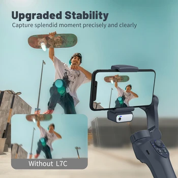 L7C 3 Axis Foldable Gimbal スマホジンバル New Arrival L7Cpro plus Smartphone Video 3 Axis Gimbal Stabilizer