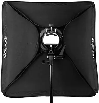GODOX SFUV8080 Foldable Softbox Bowens Mount 80x80cm Softbox Kit with S-Type Speedlite Bracket Carrying Bag for Camera Flash detail image