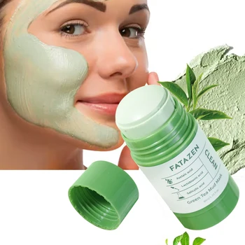 Wholesale Beauty Products Face Clay Mud Mask Skincare Green Tea Acne Rejuvenation Facial Mask OEM Deep Cleaning Facial Mud Mask